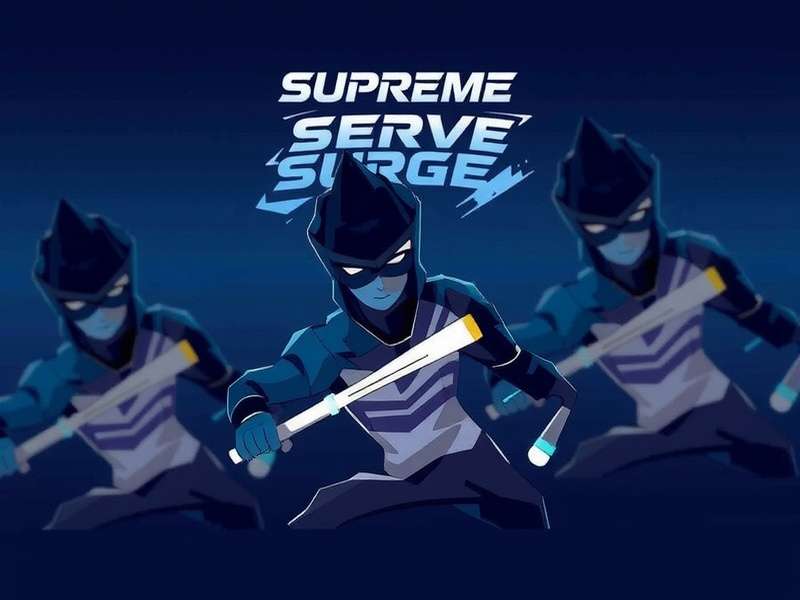 Supreme Serve Surge Game Banner